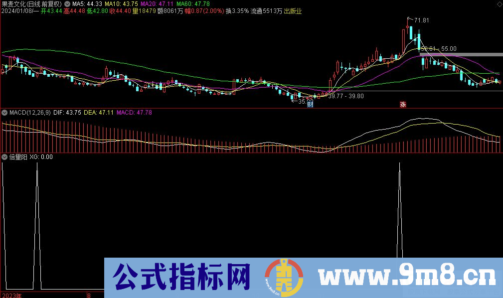 通达信倍量阳选股指标 源码 贴图