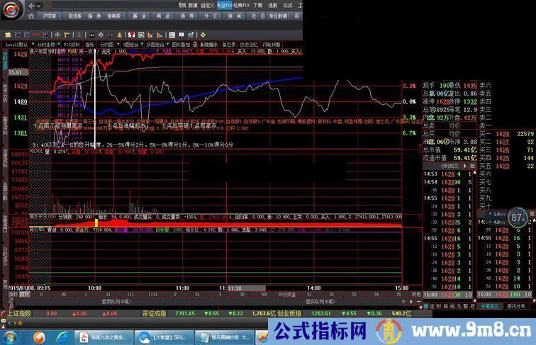 大智慧分时第一波（指标 分时主图 贴图）加密不限时