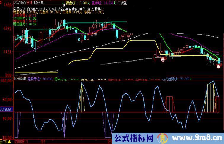 大智慧底部＋资金流进＝必涨 副图