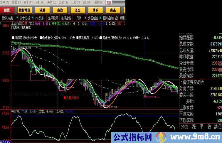 大智慧精准顶底副图公式