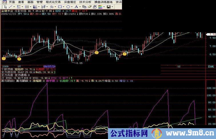 黑马跟踪指标公式