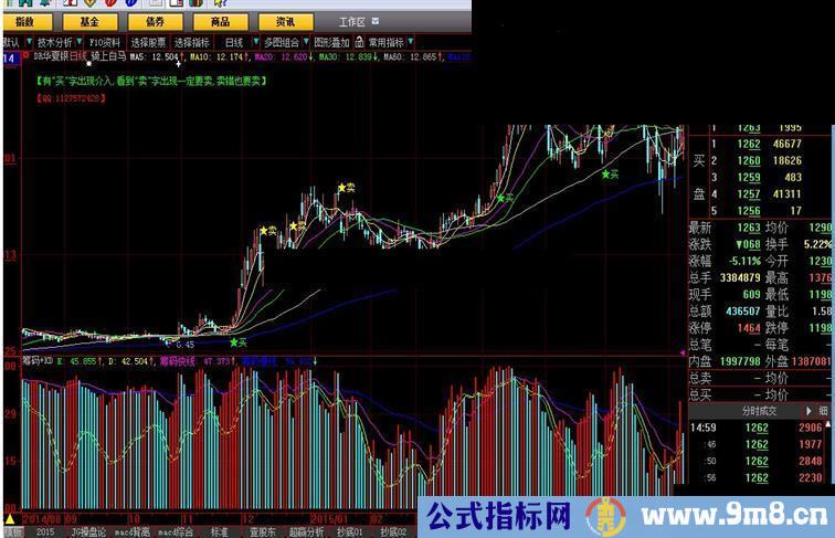 通达信骑上白马指标公式