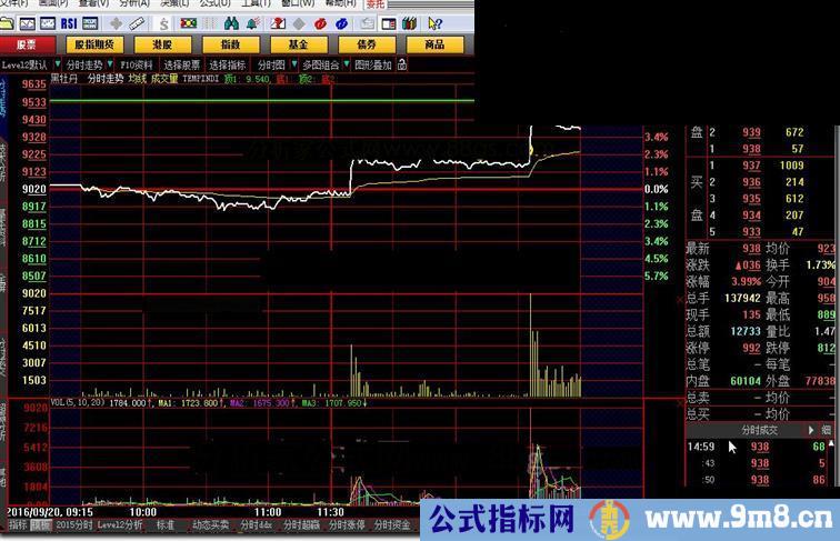 大智慧版南川二代分时