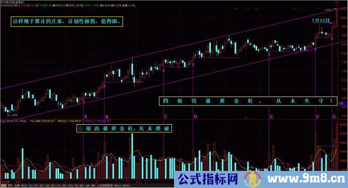 量柱擒涨停图片讲解