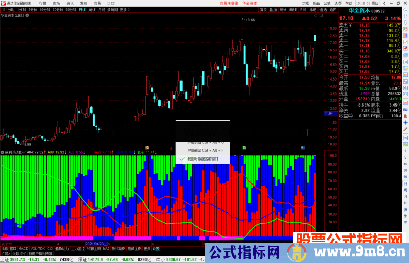 通达信获利浮动套牢盘指标公式源码