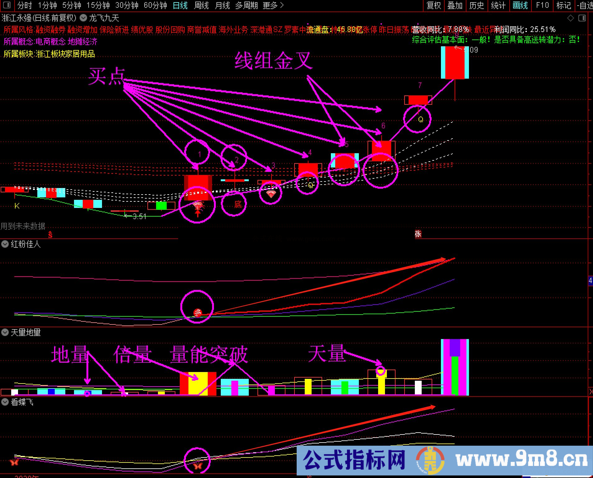 通达信【龙飞九天】主图/选股指标