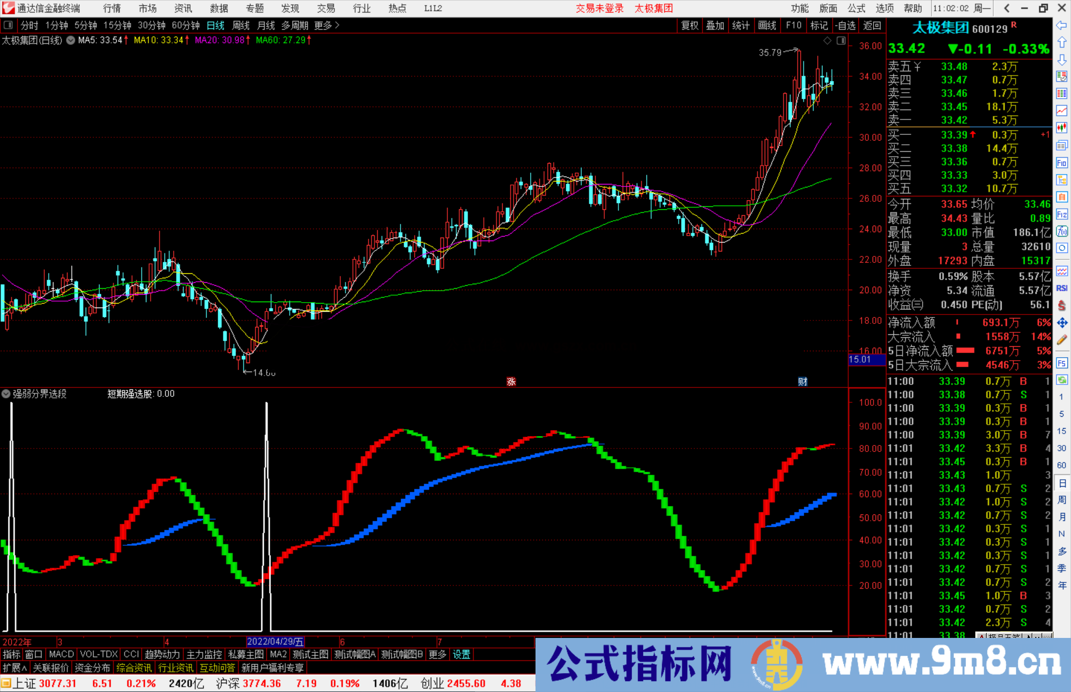 通达信低位强庄识牛股指标公式源码