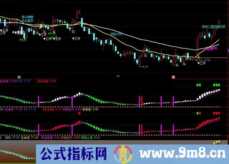 通达信精准牛股启动副图指标无加密 无未来