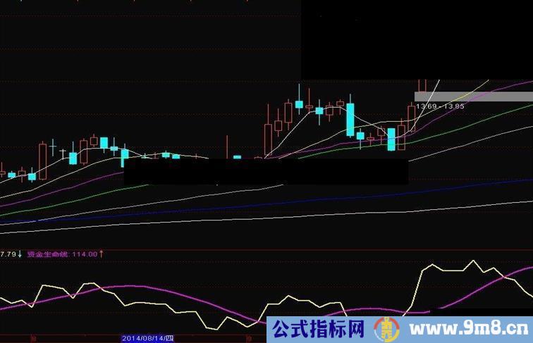 资金生命线源码副图