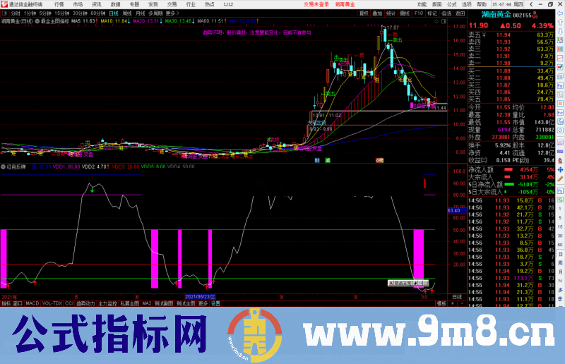 通达信最全主图指标，什么信号都有公式主图源码