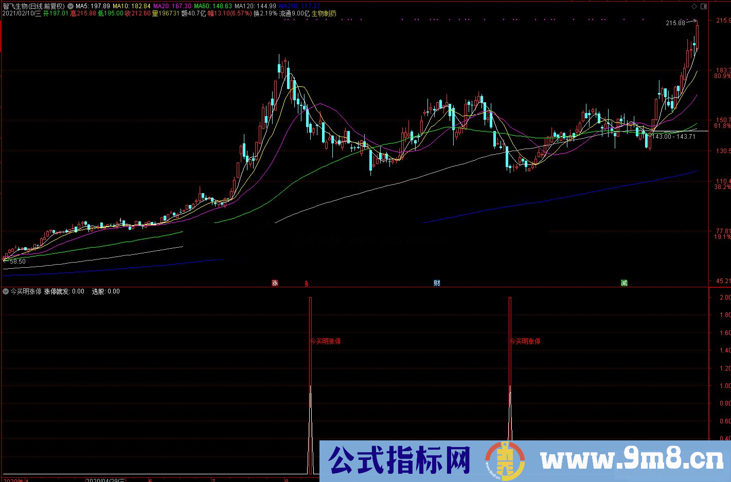 通达信多头趋势回调买副图指标公式源码