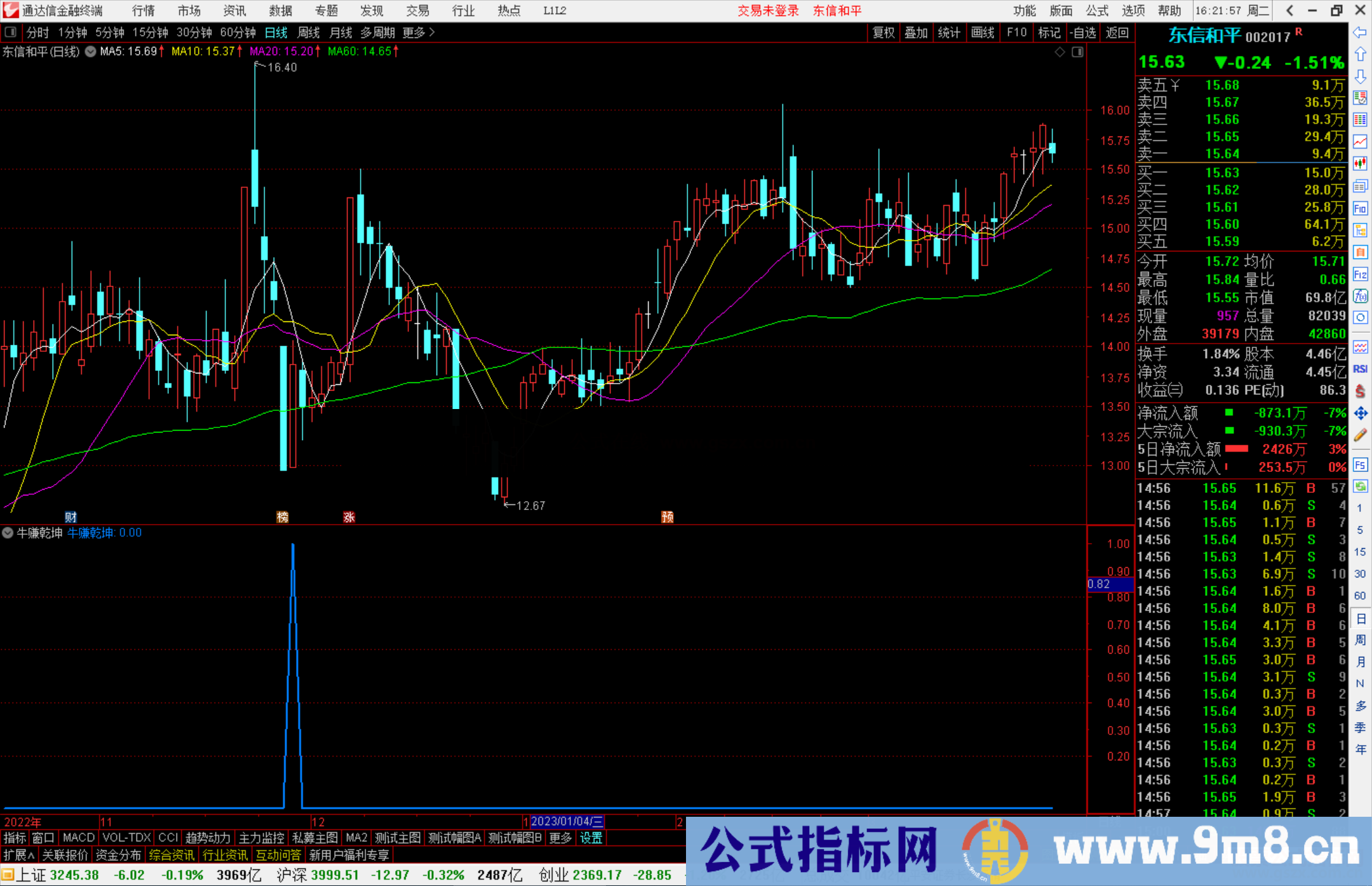 通达信牛赚乾坤指标公式公式源码