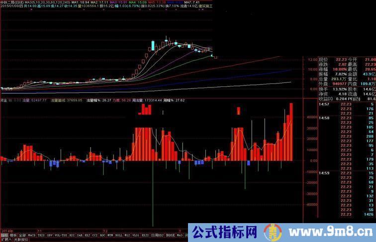 资金（副图 指标 通达信）