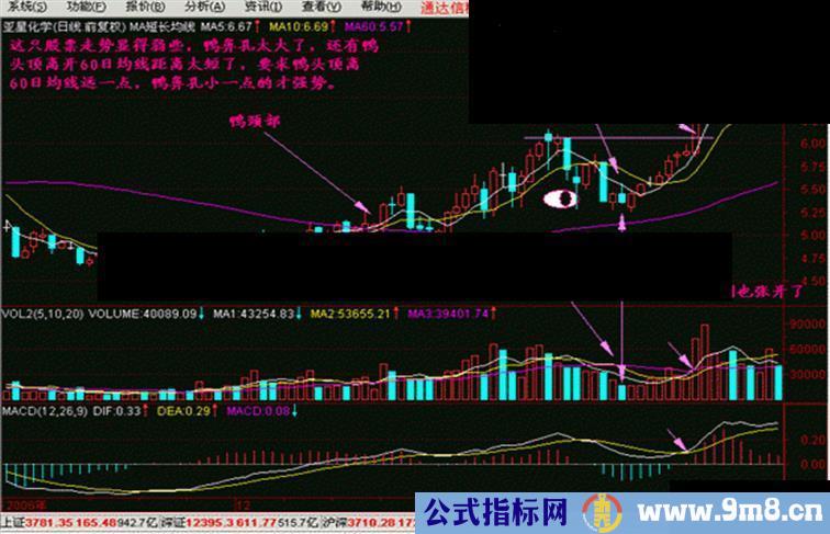 通达信至尊老鸭头超级选股法源码副图