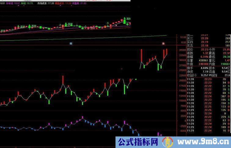 通达信主力持仓指标副图