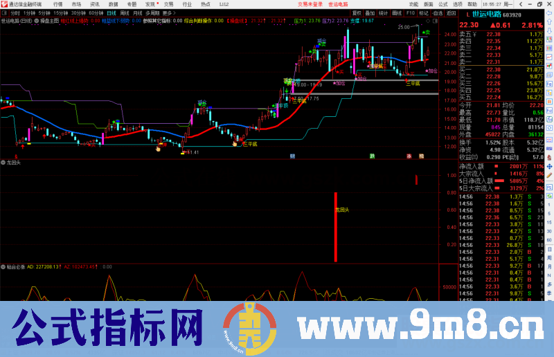 通达信龙回头副图/选股预警绝无仅有源