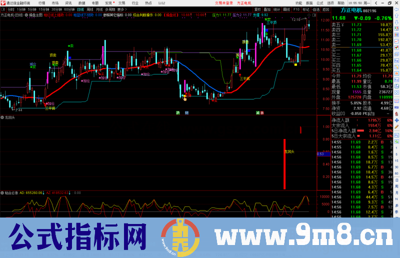 通达信龙回头副图/选股预警绝无仅有源