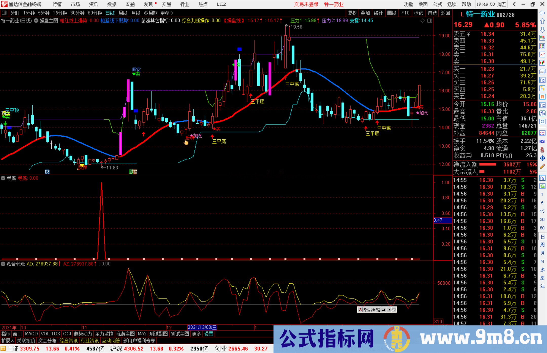 王者寻底指标买到就是赚到 成功率超牛 王者归来 有未来函数