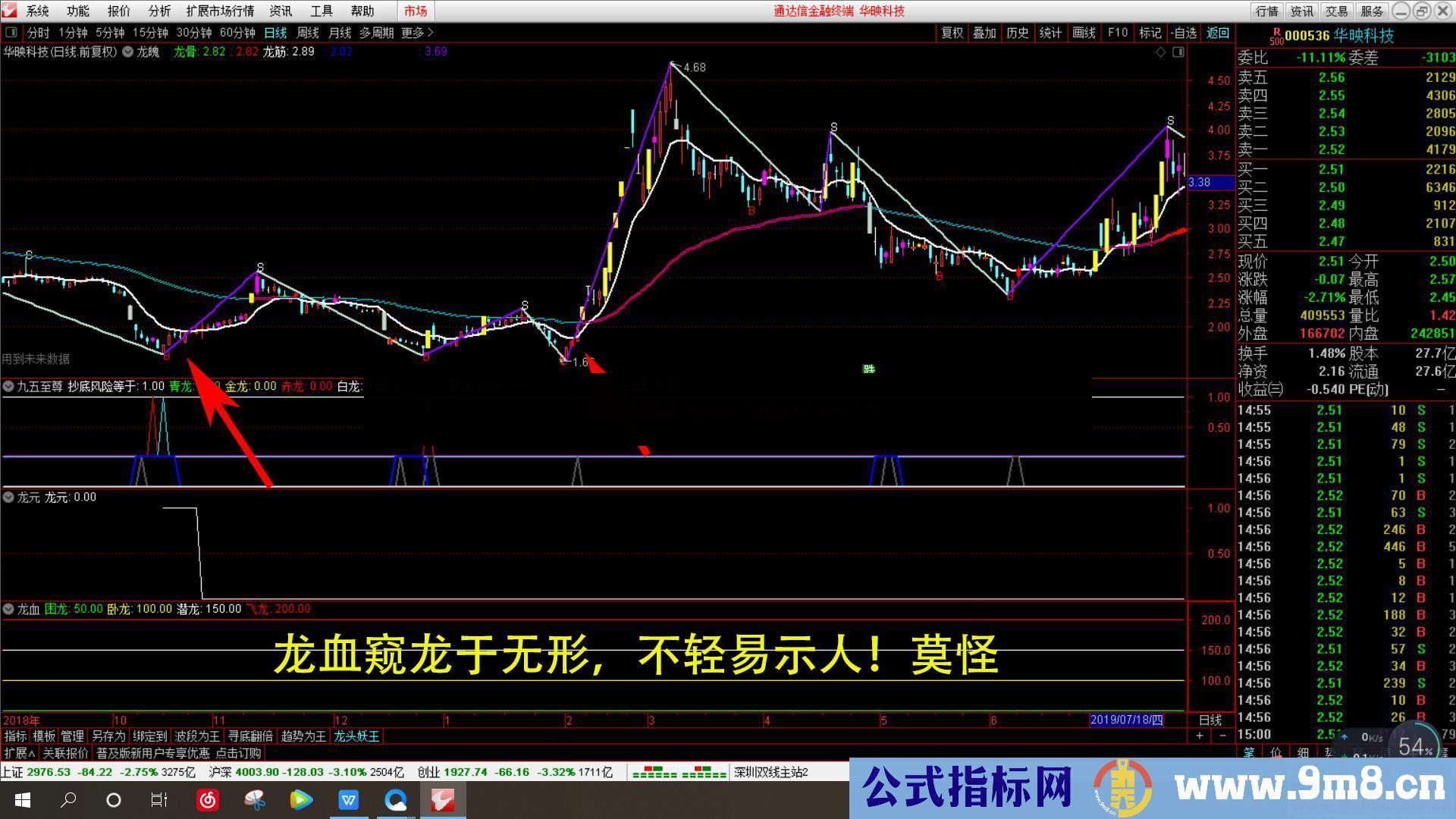 龙元幅图（指标 副图 通达信）无未来 完全加密