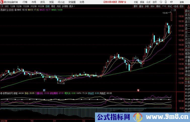 筹码捉牛股指标大牛股票就在你手中 副图