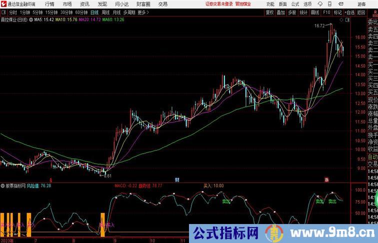 通达信优化修改风险控制副图