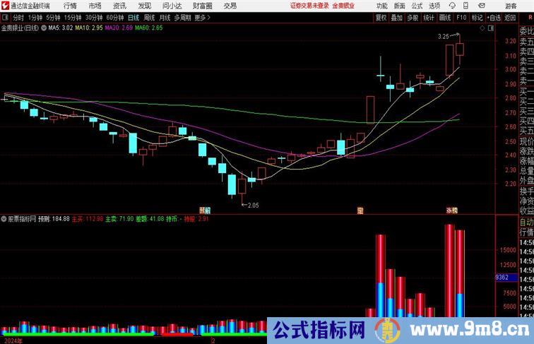 主动成交量通达信公式 副图 源码附图