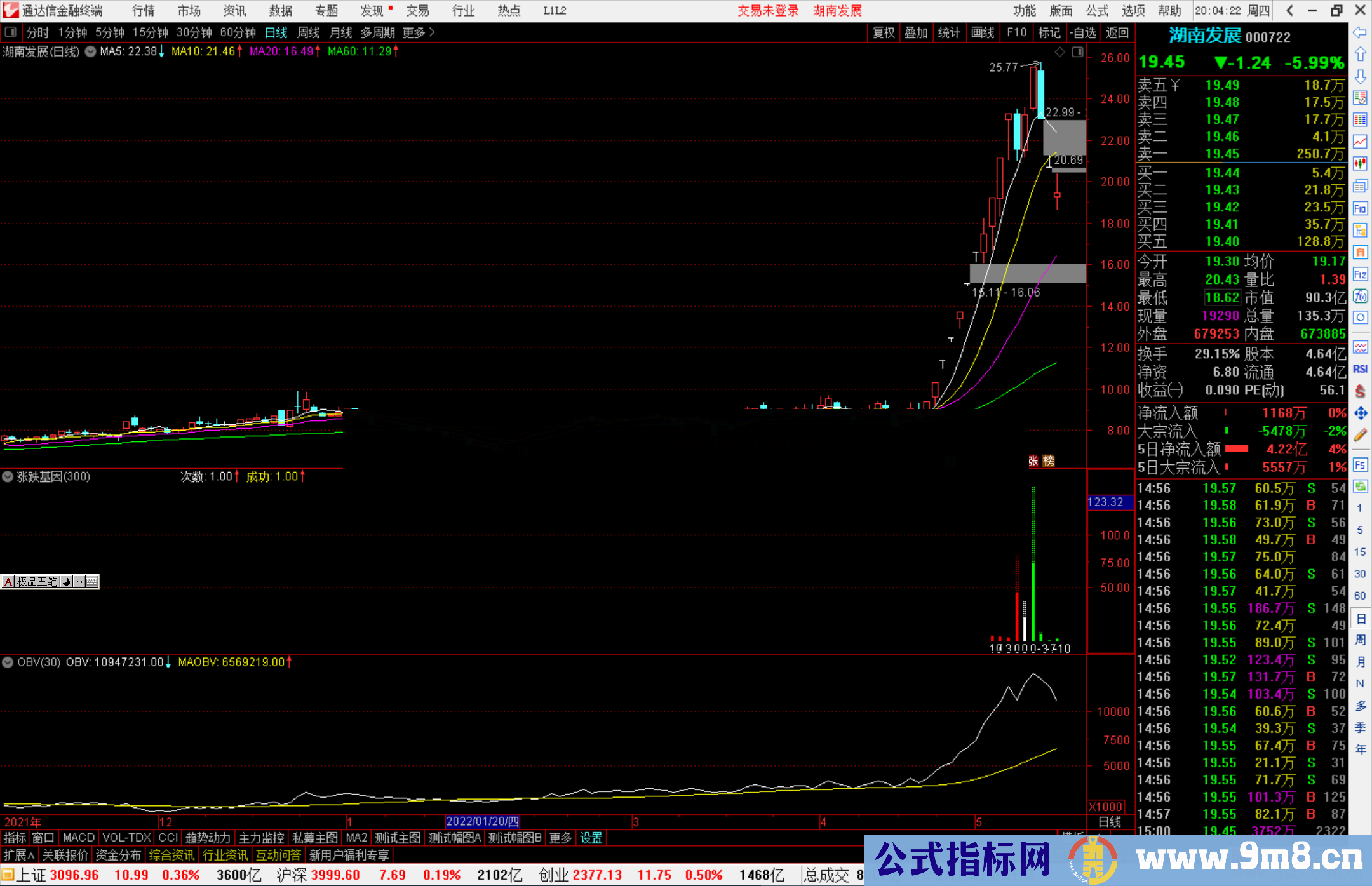 通达信涨停基因副图指标公式源码