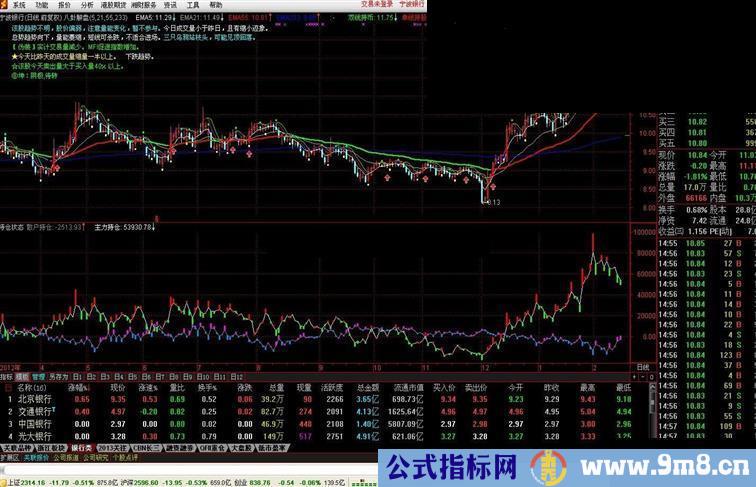 通达信持仓状态（散户/主力）副图