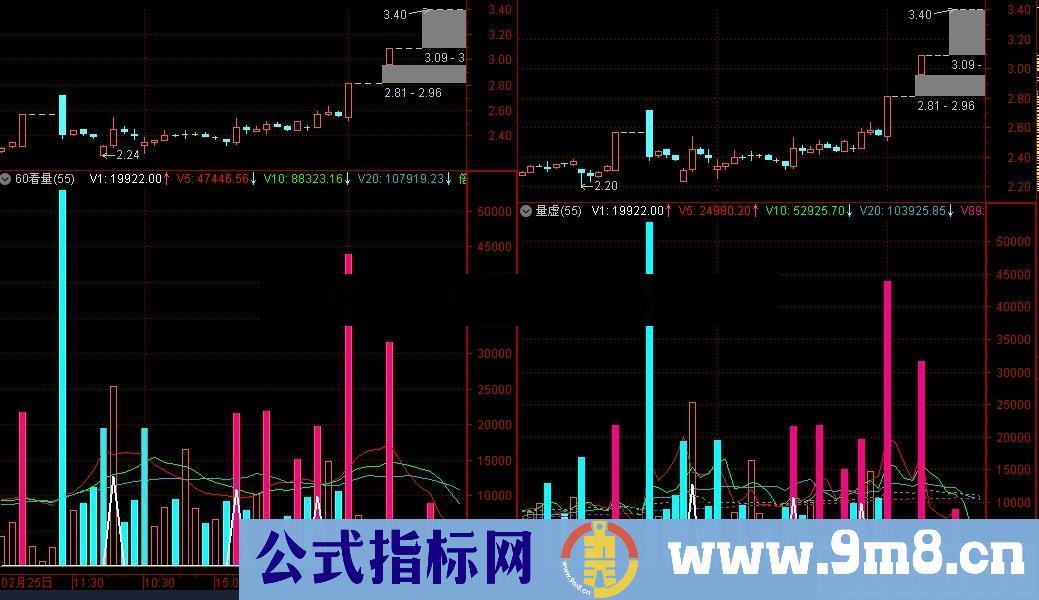 60分钟成交量（指标 副图 通达信 贴图）无未来