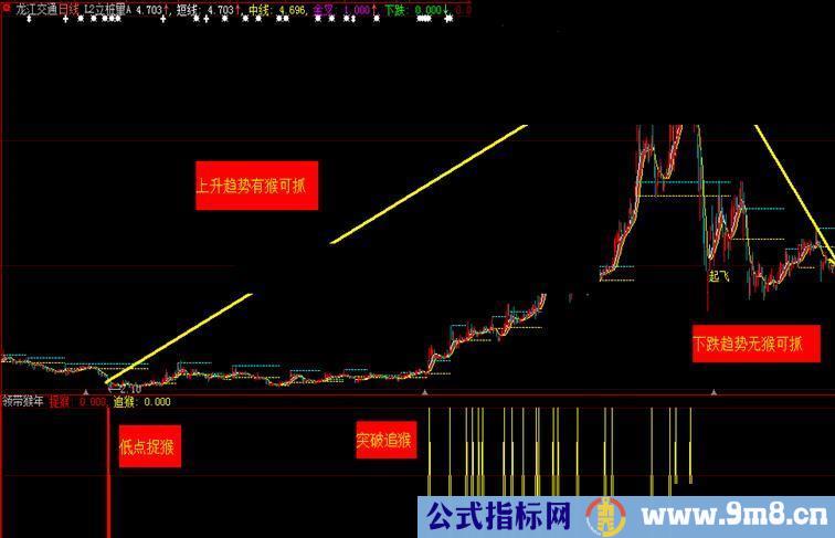 《领带猴年》（指标、副图\选股、贴图、通达信\大智慧、加密）