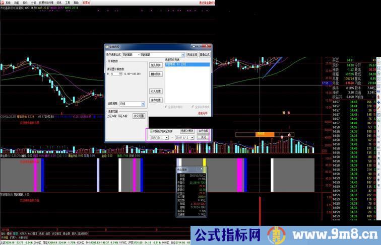 通达信穿越筹码选股/副图公式 春秋分享