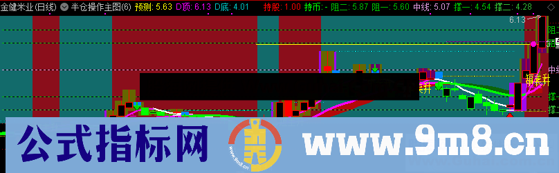 半仓操作（指标、主图、通达信、贴图）