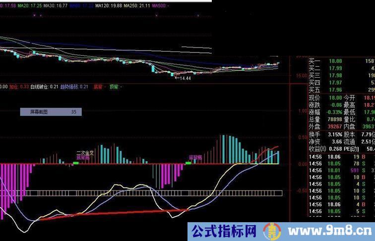 通达信好厉害的MACD背离副图指标