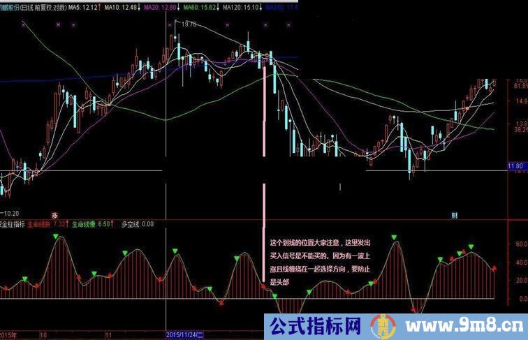 通达信熊市小波段操作资金柱指标副图源码