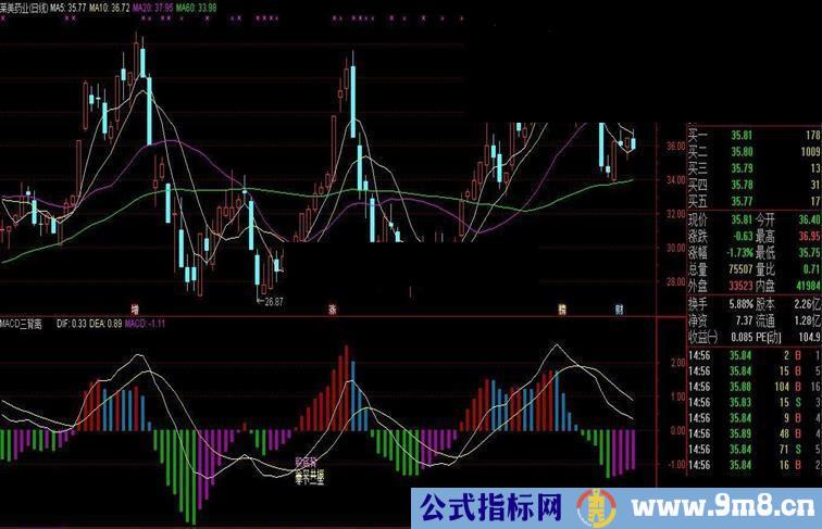 通达信MACD三背离源码副图