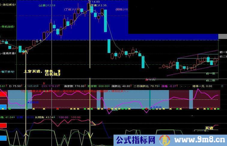 通达信个股资金生命副图源码