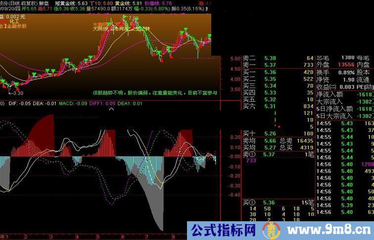 通达信自用双向MACD副图 说明 源码