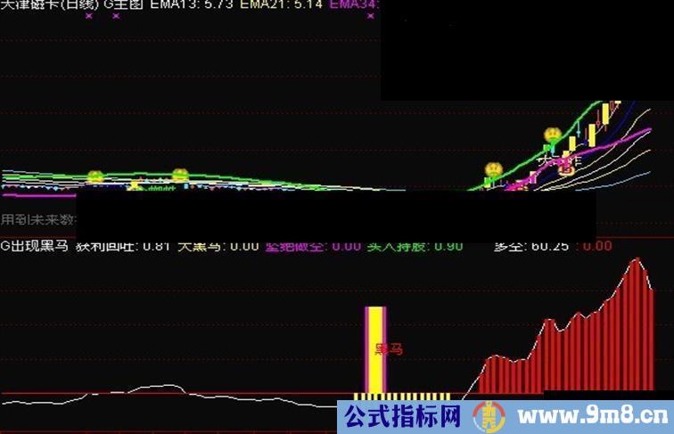 通达信出现黑马副图源码