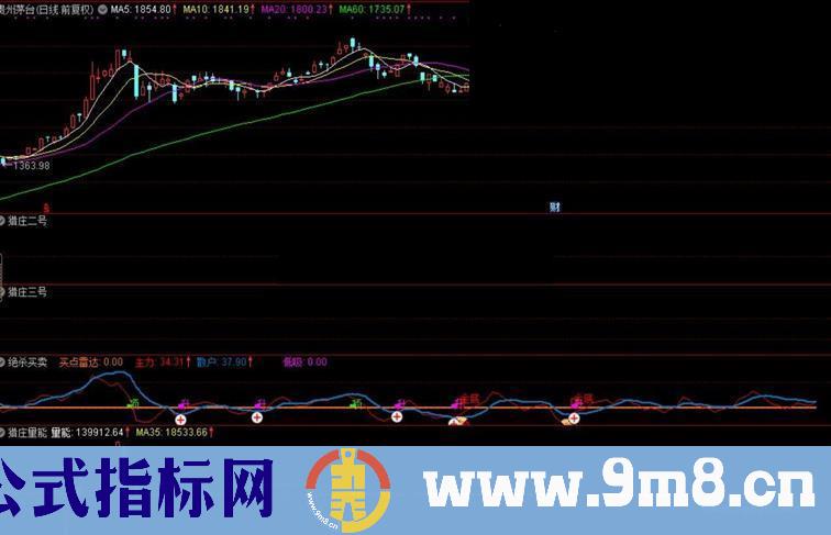 通达信猎庄一号副图指标加密无未来