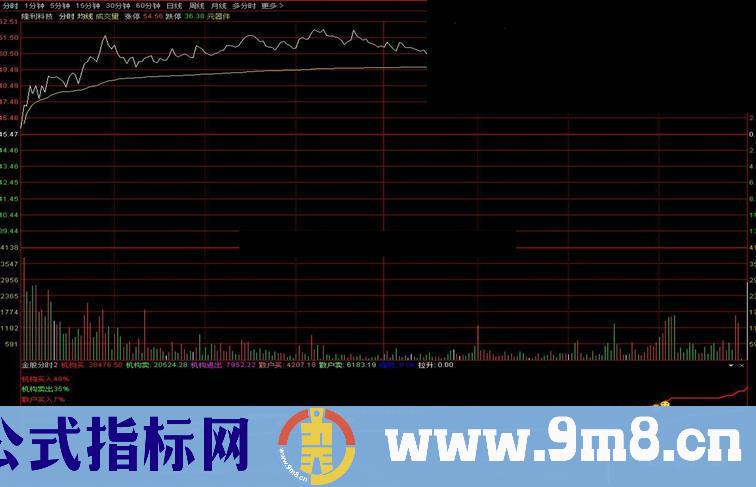 通达信金股分时副图指标无加密