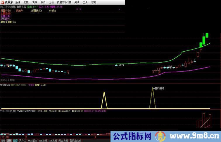 通达信雪豹无敌指标公式 主图 副图 源码