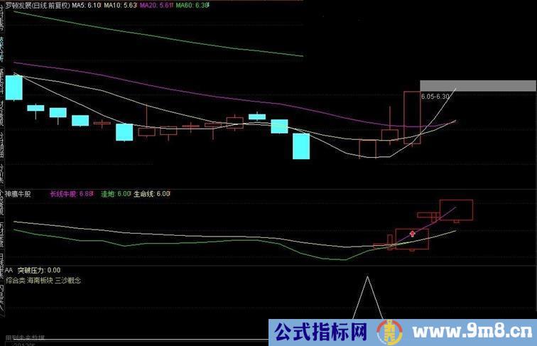 通达信神鹰牛股副图指标公式