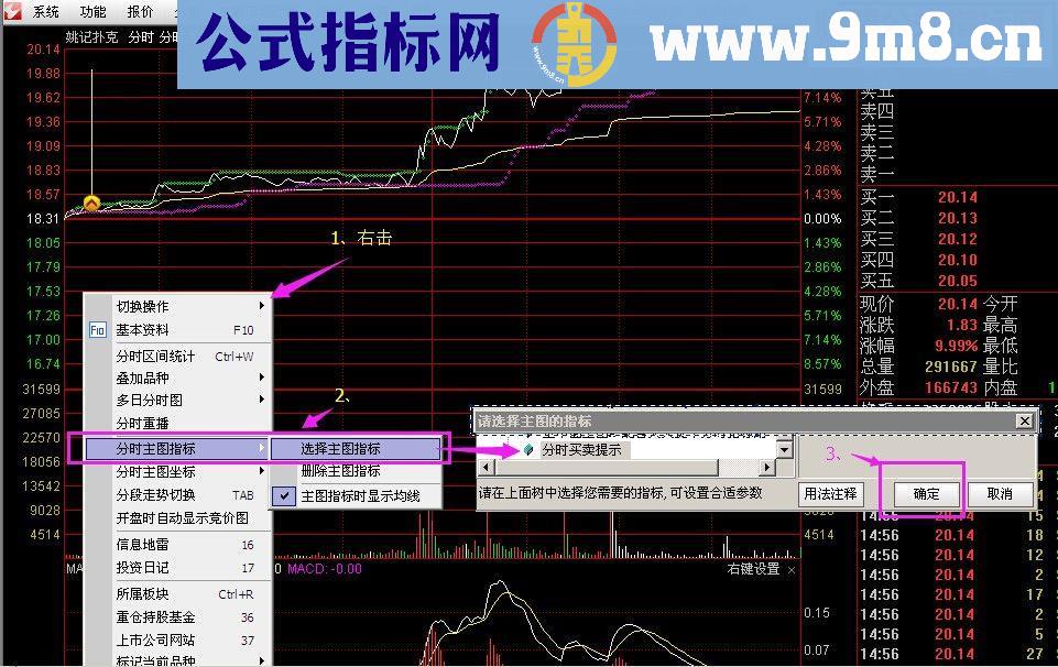 【分时买卖提示】适合分时T+0操作（ 源码 主图 通达信 贴图）无未来