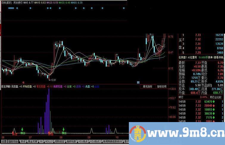 莊主异动指标公式附图