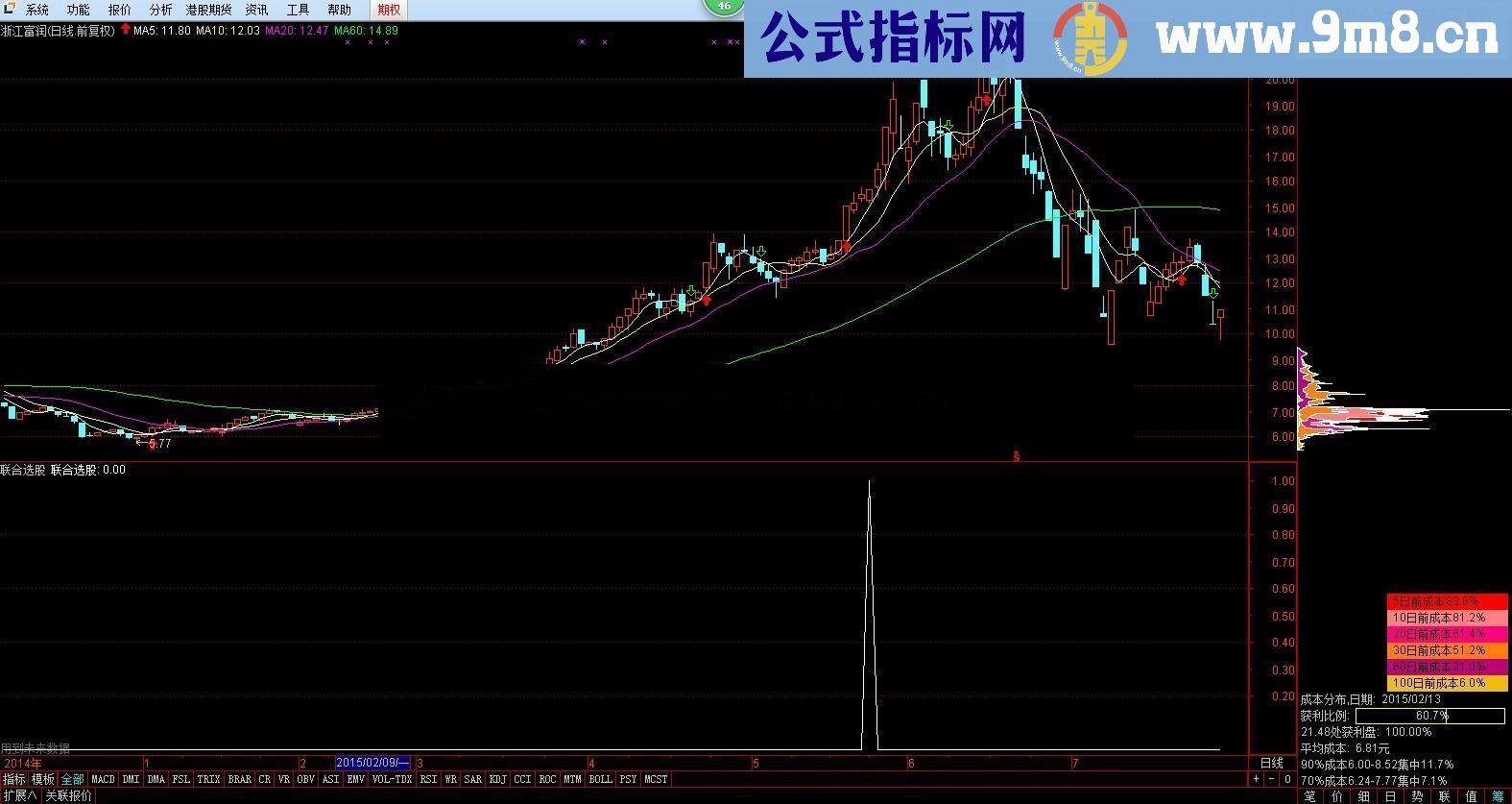 一个通达信联合选股公式 源码