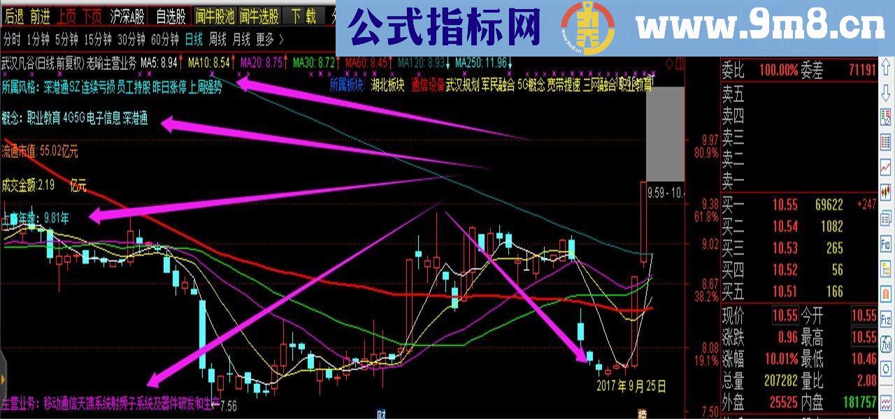 通达信主营业务公式与采集（指标主图 贴图）