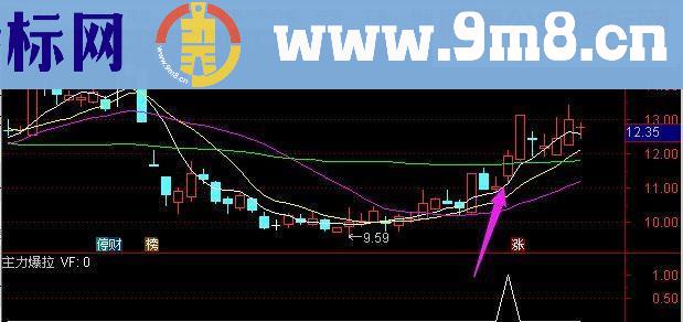 通达信主力爆拉 （源码副图/选股帖图）无未来