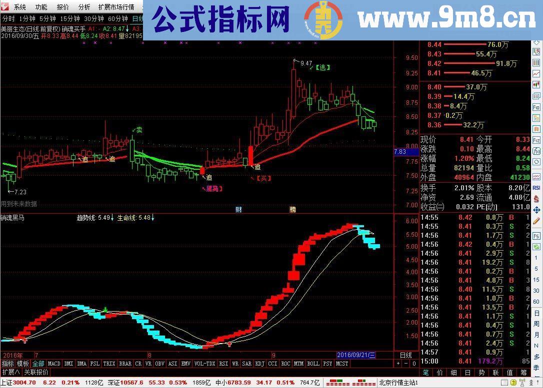 通达信销魂买手+销魂黑马主图/幅图指标 贴图