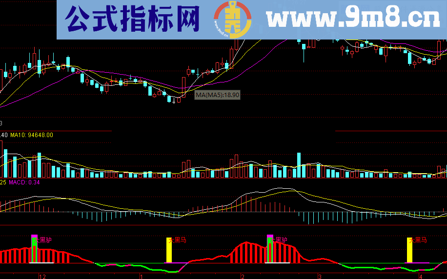 发现大黑马幅图公式 源码