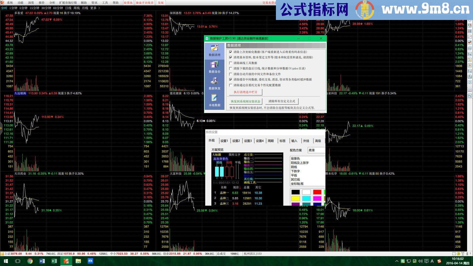 通达信【超神看盘】一目了然，动态价格变化公式源码分时主图